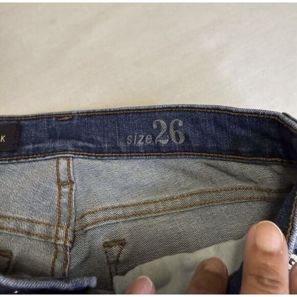 J. Crew Women's Medium Wash Toothpick Premium Denim Skinny Jeans. Size 26 # - Picture 7 of 8